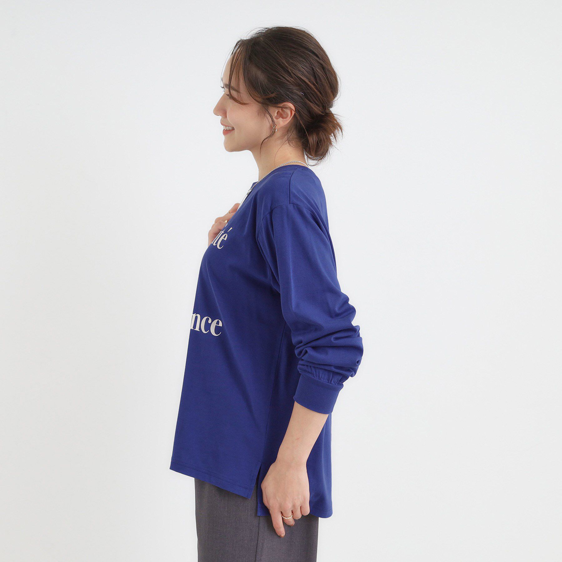 SHOO･LA･RUE「グラフィックアソート ベーシックロンT」|Tシャツ・カットソー|