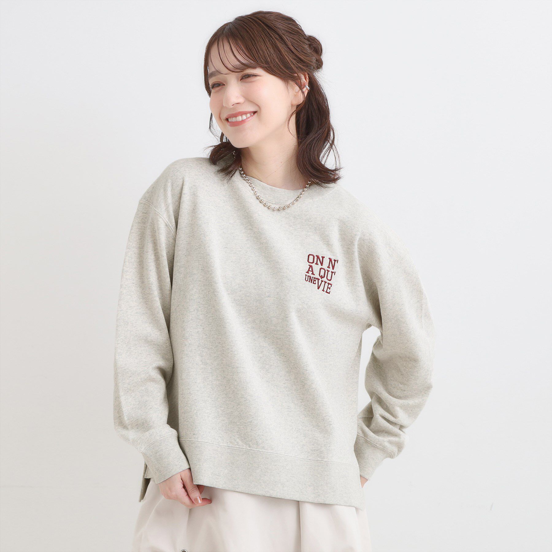 SHOO･LA･RUE「グラフィックアソート裏毛スウェット」|パーカー|