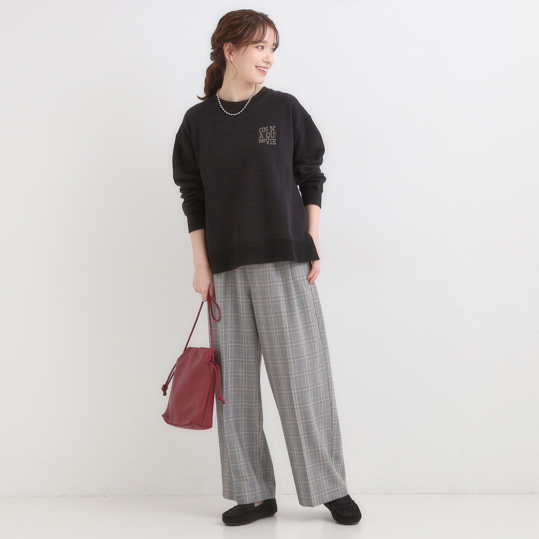 SHOO･LA･RUE「グラフィックアソート裏毛スウェット」|パーカー|