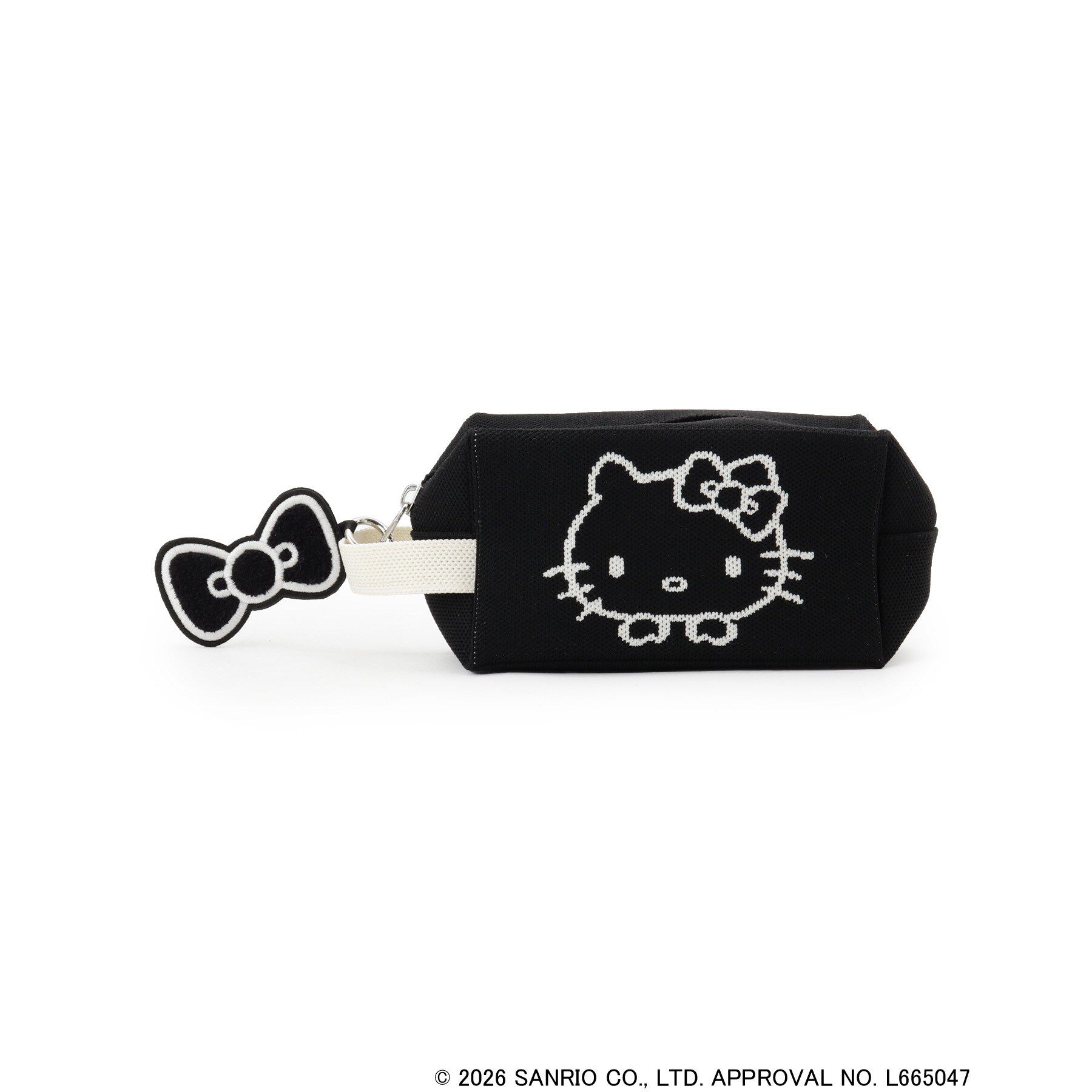 SHOO･LA･RUE「【HELLO KITTY コラボ】バイカラーニットポーチ」|ポーチ|