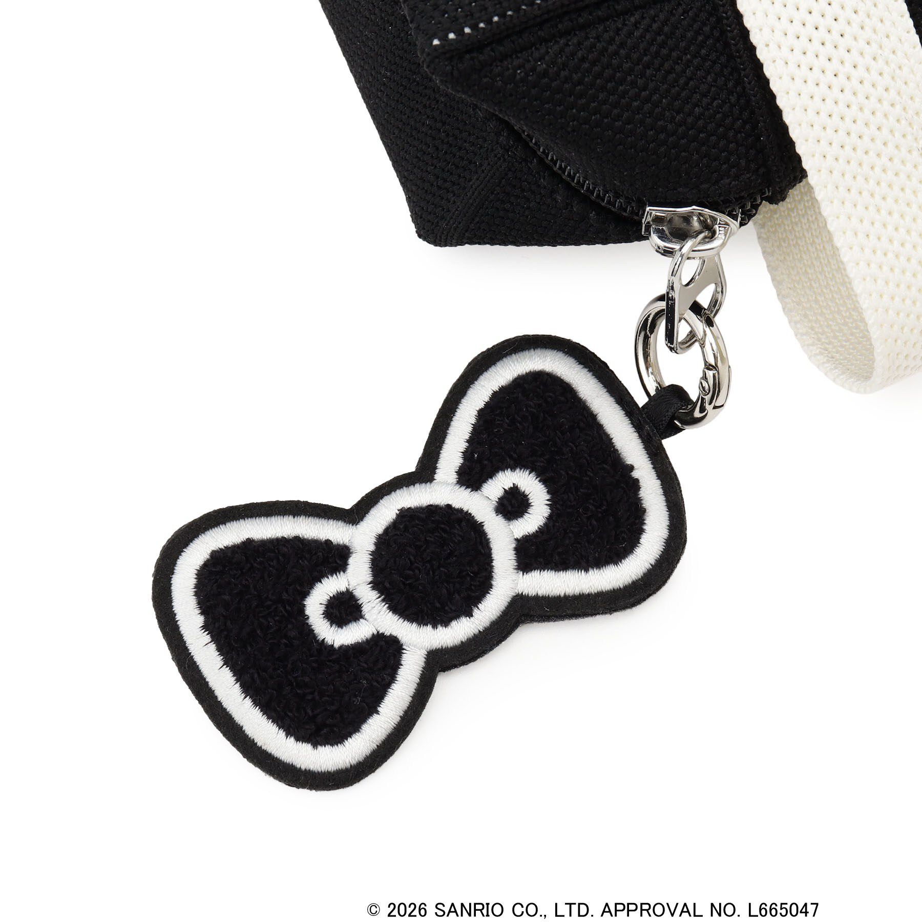 SHOO･LA･RUE「【HELLO KITTY コラボ】バイカラーニットポーチ」|ポーチ|