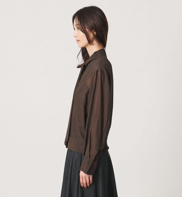 UNITED ARROWS「マナード ボウタイ ブラウス」|シャツ・ブラウス|