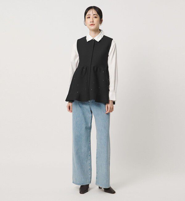 UNITED ARROWS「ビジュー ベスト ‐ウォッシャブル‐」|ベスト・ジレ|