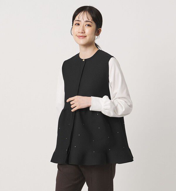 UNITED ARROWS「ビジュー ベスト ‐ウォッシャブル‐」|ベスト・ジレ|
