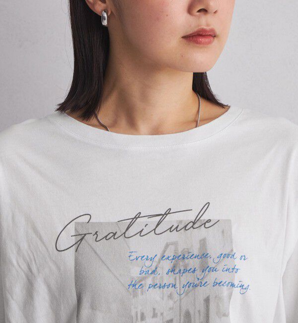 UNITED ARROWS green label relaxing「【WEB限定】＜at ease＞フォトプリント ロングスリーブ Tシャツ」|Tシャツ・カットソー|