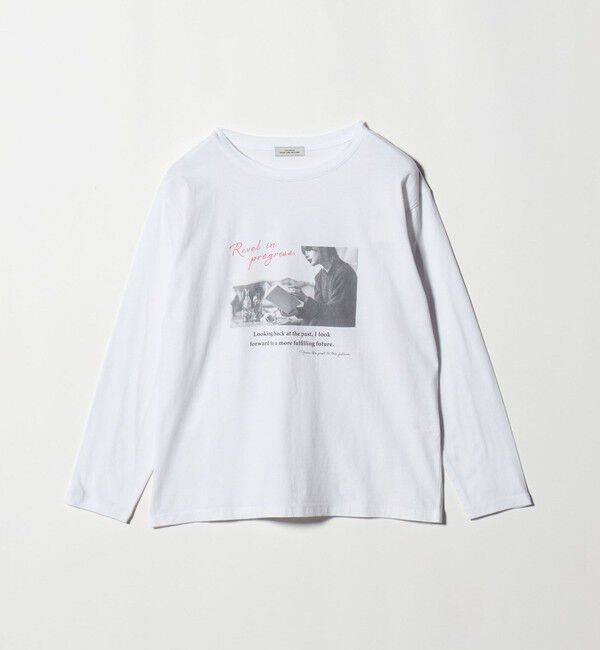 UNITED ARROWS green label relaxing「【WEB限定】＜at ease＞フォトプリント ロングスリーブ Tシャツ」|Tシャツ・カットソー|