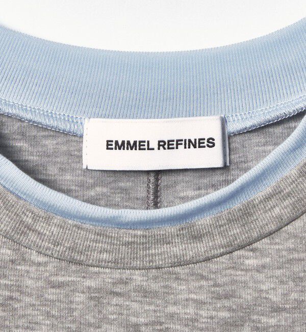EMMEL REFINES「＜EMMEL REFINES＞EM ベアフライス クルーネック プルオーバー」|Tシャツ・カットソー|