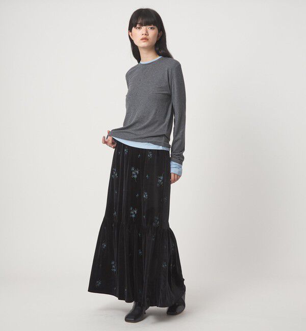 EMMEL REFINES「＜EMMEL REFINES＞EM ベアフライス クルーネック プルオーバー」|Tシャツ・カットソー|