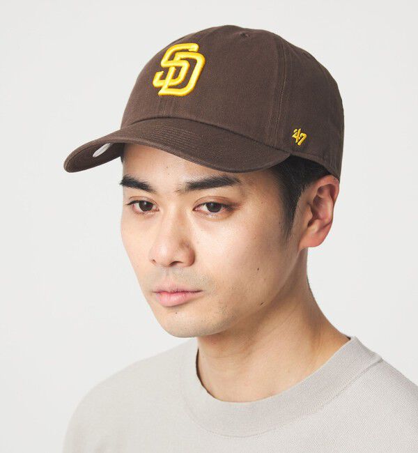 UNITED ARROWS green label relaxing「＜47＞クリーンナップ MLB キャップ」|キャップ・キャスケット|DK.BROWN