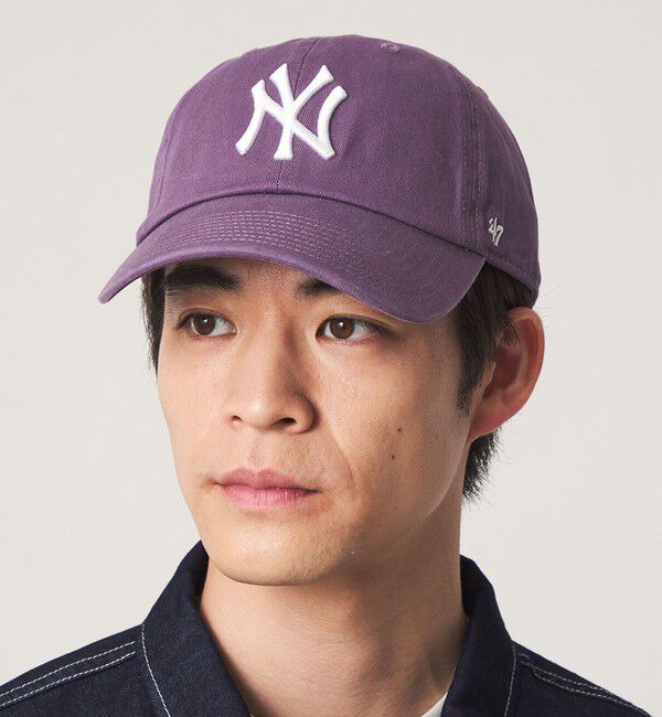 UNITED ARROWS green label relaxing「＜47＞クリーンナップ MLB キャップ」|キャップ・キャスケット|PURPLE