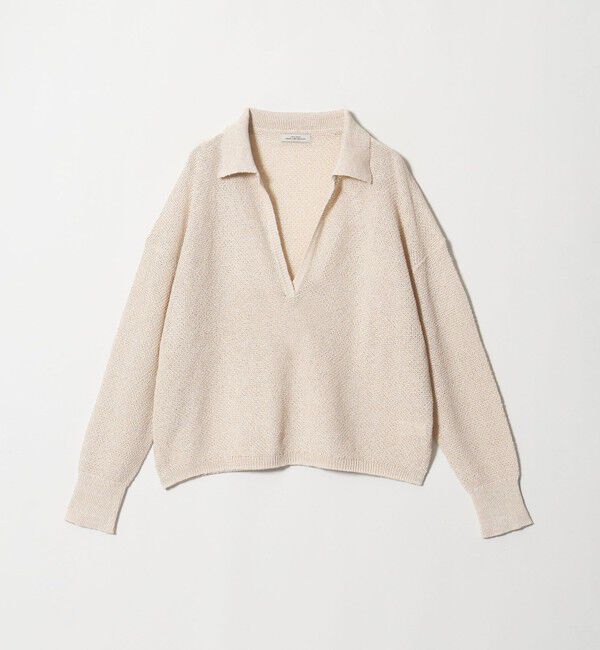 UNITED ARROWS green label relaxing「メランジ スキッパー ニット」|ニット・セーター|
