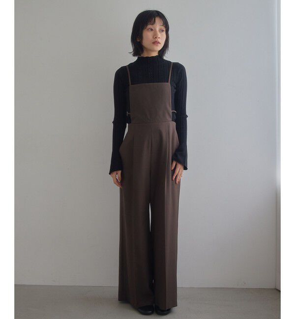 EMMEL REFINES「＜EMMEL REFINES＞EM エプロン キャミ サロペット」|ワンピース|DK.BROWN