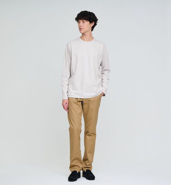 UNITED ARROWS green label relaxing「オーガニック コットン ポンチ クルーネック 長袖 Tシャツ」|Tシャツ・カットソー|