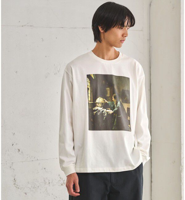 UNITED ARROWS green label relaxing「フェルメール クルーネック プリント 長袖 Tシャツ」|Tシャツ・カットソー|その他2