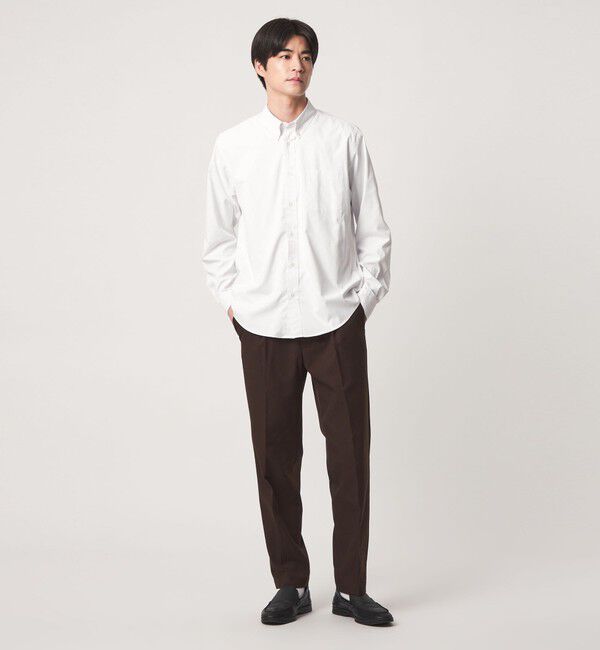 UNITED ARROWS green label relaxing「MULTI FUNCTION ピンオックス ボタンダウン 長袖シャツ -UVカット・吸水速乾・遮熱-」|シャツ・ブラウス|