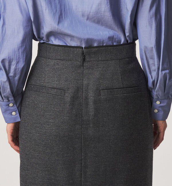UNITED ARROWS green label relaxing「［size SHORT/TALLあり］ヘアライン タイトスカート ストレッチ」|タイト|