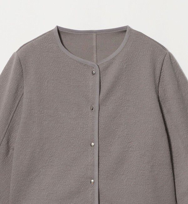 UNITED ARROWS green label relaxing「フクレ ジャガード カットソー ジャケット」|カーディガン|