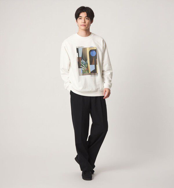 UNITED ARROWS green label relaxing「＜Phospho Graphica＞フレンチ ロングスリーブ Tシャツ スウェット」|スウェット・ジャージ|