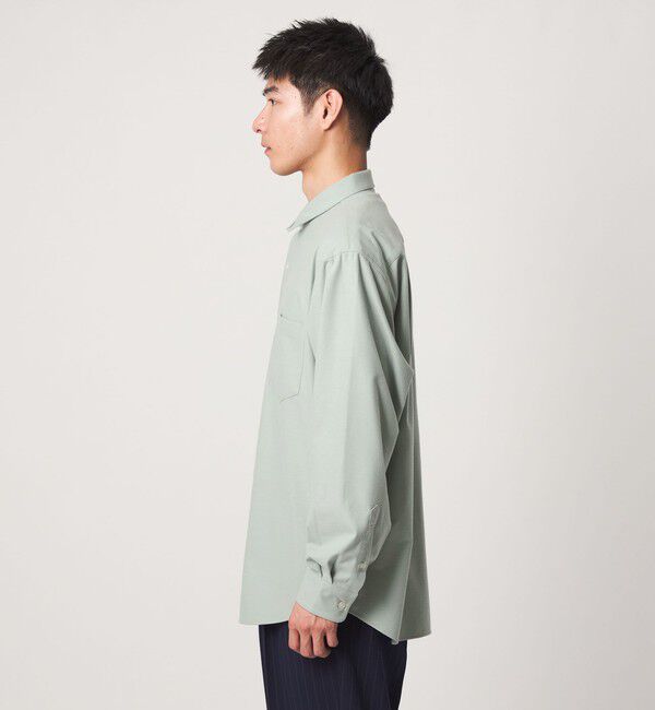UNITED ARROWS green label relaxing「フラノ ジャストルーズ 長袖 シャツ」|シャツ・ブラウス|