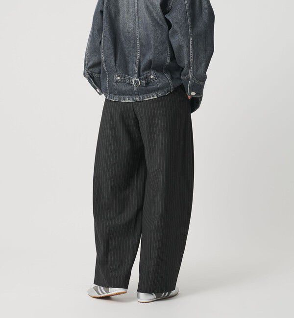 BEAUTY&YOUTH UNITED ARROWS「ポリエステルブレンド カーブパンツ」|スラックス|