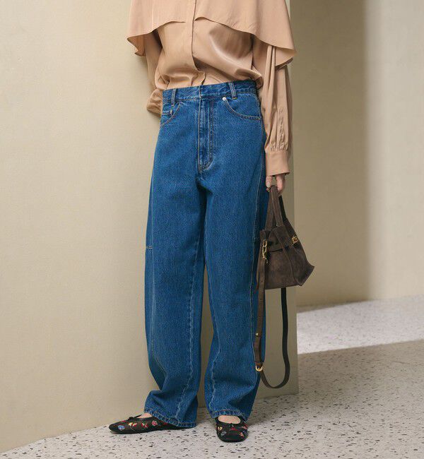 BEAUTY&YOUTH UNITED ARROWS「【WEB限定】カーブ デニムパンツ」|デニム|