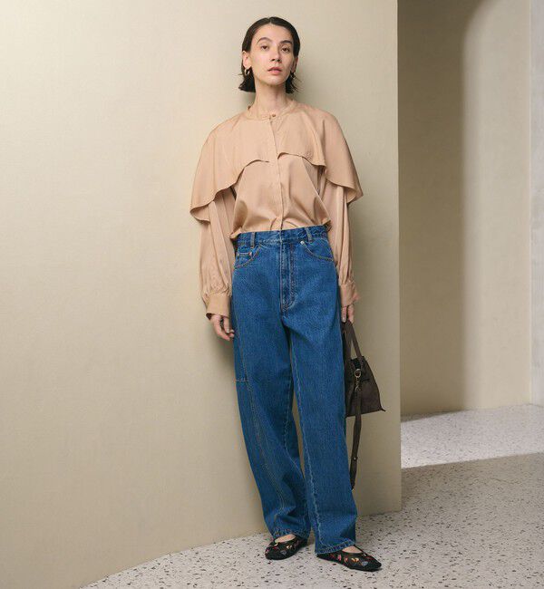 BEAUTY&YOUTH UNITED ARROWS「【WEB限定】カーブ デニムパンツ」|デニム|
