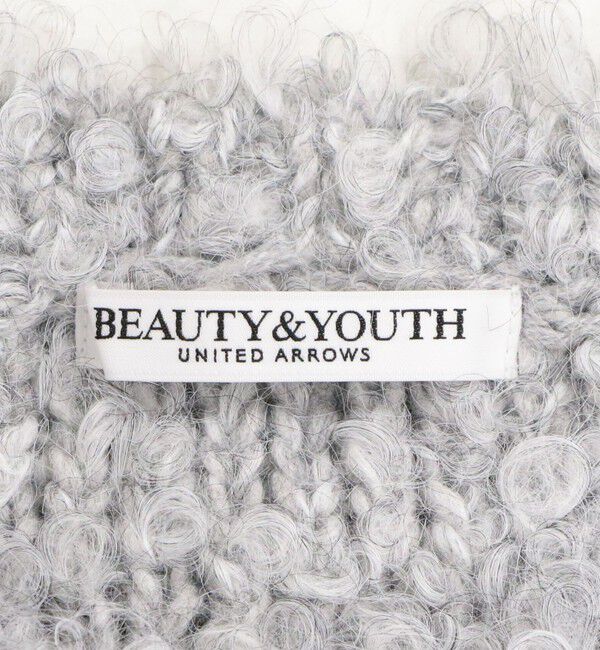 BEAUTY&YOUTH UNITED ARROWS「ループフェザーヤーン ハーフスリーブ ニットプルオーバー」|ニット・セーター|