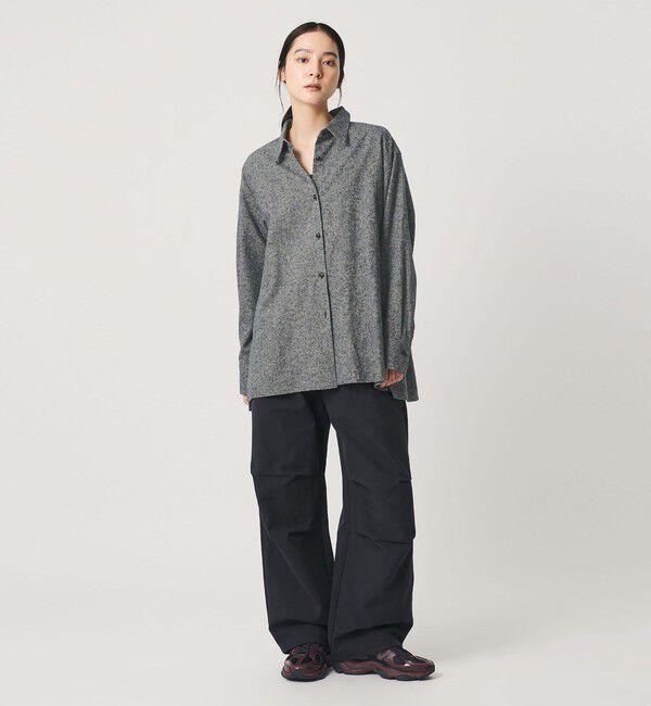 BEAUTY&YOUTH UNITED ARROWS「麻コットン フランネル レギュラーカラー シャツ」|シャツ・ブラウス|