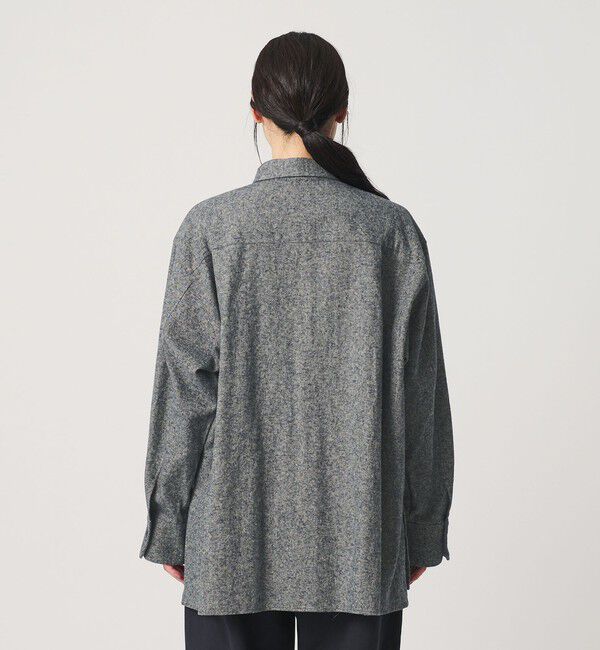 BEAUTY&YOUTH UNITED ARROWS「麻コットン フランネル レギュラーカラー シャツ」|シャツ・ブラウス|