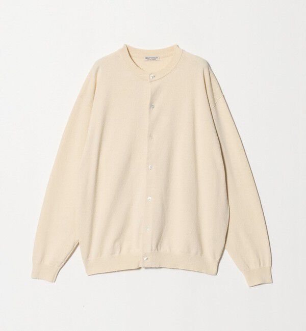 BEAUTY&YOUTH UNITED ARROWS「フェザーヤーン クルーネック カーディガン ウォッシャブル」|カーディガン|
