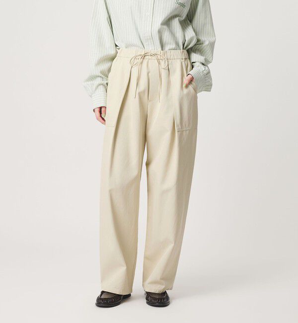 BEAUTY&YOUTH UNITED ARROWS「タック パッチポケット ドローストリング パンツ」|その他|