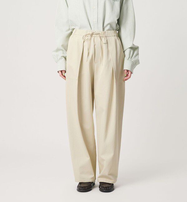 BEAUTY&YOUTH UNITED ARROWS「タック パッチポケット ドローストリング パンツ」|その他|