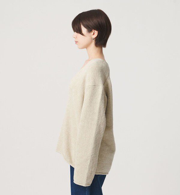 BEAUTY&YOUTH UNITED ARROWS「テープヤーン ディープVネック ニット」|ニット・セーター|