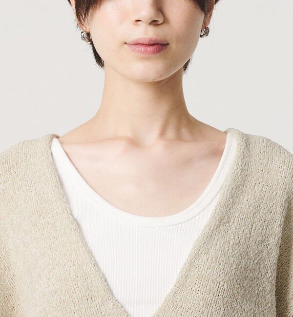 BEAUTY&YOUTH UNITED ARROWS「テープヤーン ディープVネック ニット」|ニット・セーター|