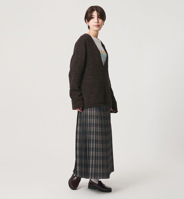 BEAUTY&YOUTH UNITED ARROWS「テープヤーン ディープVネック ニット」|ニット・セーター|