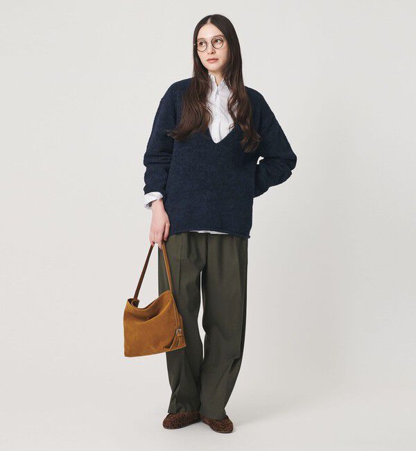 BEAUTY&YOUTH UNITED ARROWS「テープヤーン ディープVネック ニット」|ニット・セーター|