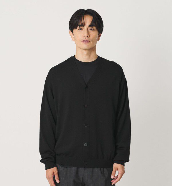 BEAUTY&YOUTH UNITED ARROWS「SUPER130 ウール Vネック カーディガン ウォッシャブル」|カーディガン|