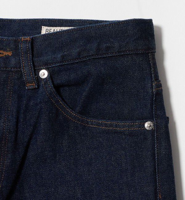 BEAUTY&YOUTH UNITED ARROWS「L&infin;Plus シェービング 5ポケット デニム NO.3」|チノ|