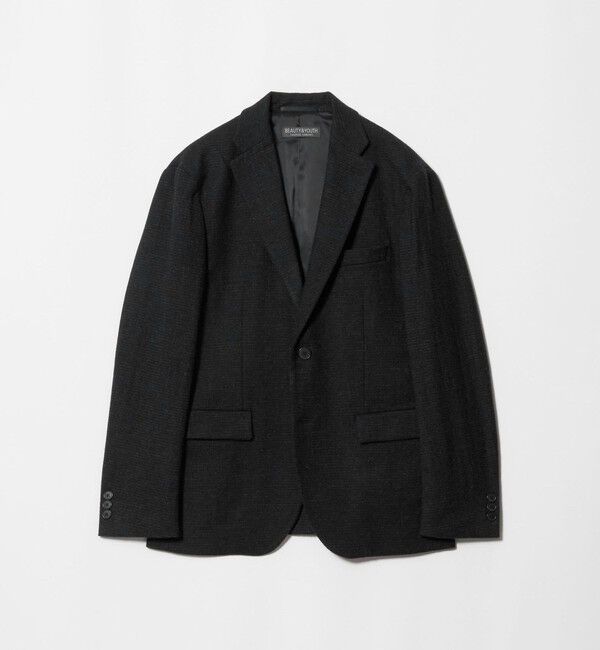 BEAUTY&YOUTH UNITED ARROWS「ストレッチ サキソニー 2ボタン ジャケット セットアップ対応」|テーラードジャケット|