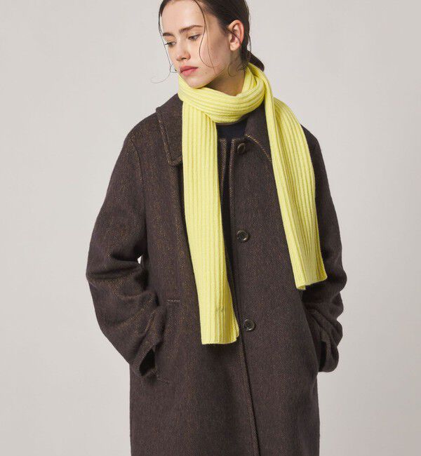 STEVEN ALAN「＜Steven Alan＞ウール モヘヤ ミックス シャギー ミドルコート」|ステンカラーコート|