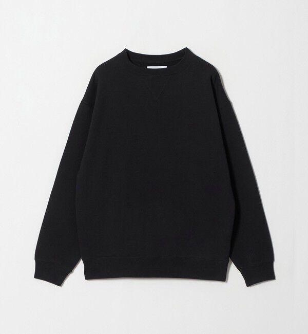 NICE WEATHER「＜NICE WEATHER＞ブラッシュド ソリッド スウェット」|スウェット・ジャージ|BLACK