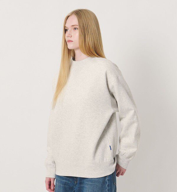 NICE WEATHER「＜NICE WEATHER＞ブラッシュド ソリッド スウェット」|スウェット・ジャージ|MD.GRAY
