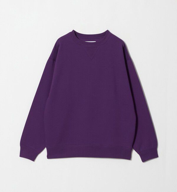 NICE WEATHER「＜NICE WEATHER＞ブラッシュド ソリッド スウェット」|スウェット・ジャージ|PURPLE