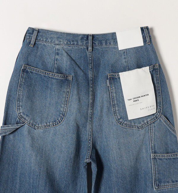 SHIPS any「〈洗濯機可能〉コクーンペインター デニムパンツ［SHIPS any DENIM］」|デニム|