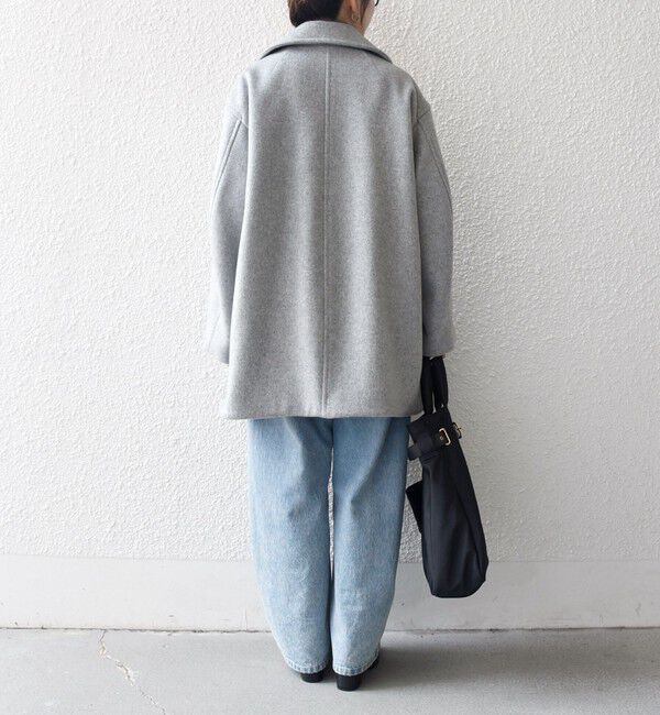 SHIPS any「《一部追加予約》【WEB限定】PURE WOOL コクーン テーラード ショート コート 26AW」|その他|