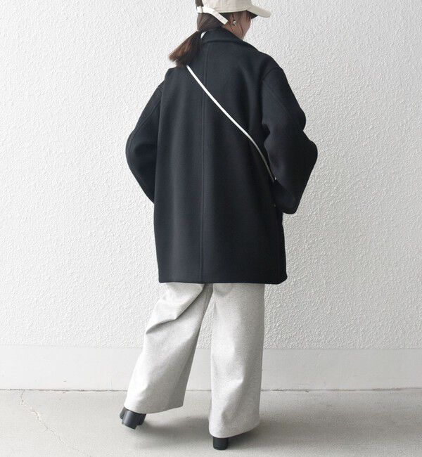 SHIPS any「《一部追加予約》【WEB限定】PURE WOOL コクーン テーラード ショート コート 26AW」|その他|