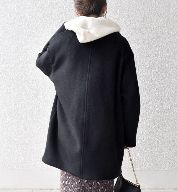 SHIPS any「《一部追加予約》【WEB限定】PURE WOOL コクーン テーラード ショート コート 26AW」|その他|