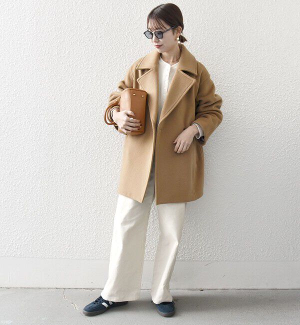 SHIPS any「《一部追加予約》【WEB限定】PURE WOOL コクーン テーラード ショート コート 26AW」|その他|