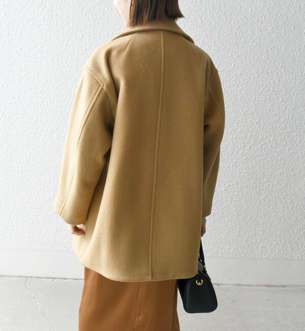 SHIPS any「《一部追加予約》【WEB限定】PURE WOOL コクーン テーラード ショート コート 26AW」|その他|