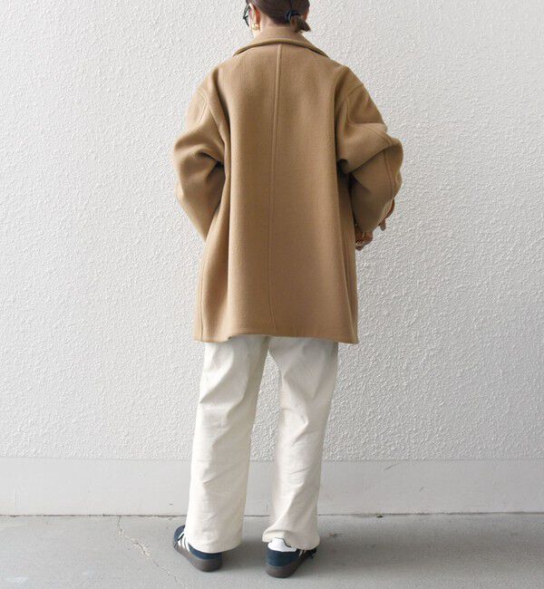 SHIPS any「《一部追加予約》【WEB限定】PURE WOOL コクーン テーラード ショート コート 26AW」|その他|